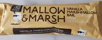Mängden socker i Mallow and Marsh Vanilla Marshmallow Bar Coated in Milk Chocolate