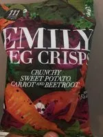 Socker och näringsämnen i Emily crisps