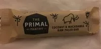 Mängden socker i Primal Pantry Coconut & Macadamia Bar