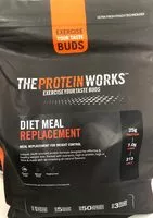 Mängden socker i Diet Meal Replacement, Chocolate Silk