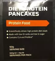 Mängden socker i The Protein Works Diet Protein Pancakes Natural