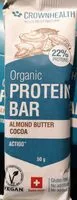 Mängden socker i Organic protein bar almond butter coca