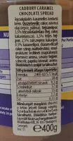 Mängden socker i Cadbury Caramel Spread