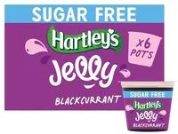 Mängden socker i Hartley's No Added Sugar Blackcurrant Jelly Pot Multipack