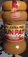 Mängden socker i Sun Pat crunchy  peanut butter
