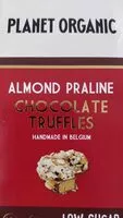 Mängden socker i Almond praline chocolate truffles