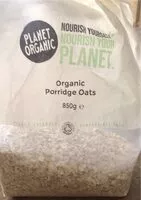 Mängden socker i Porridge Oats organic