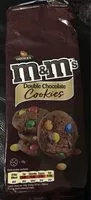 Mängden socker i Cookies m&m's double chocolat