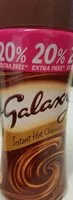 Mängden socker i Galaxy hot chocolate