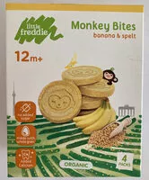 Mängden socker i Monkey Bites Banana & Spelt