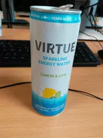 Mängden socker i Virtue Sparkling Energy Water Lemon & Lime