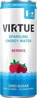 Mängden socker i Virtue Sparkling Energy Water Berries