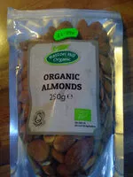 Mängden socker i organic almonds