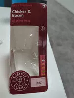 Mängden socker i Chicken and Bacon on White Bread