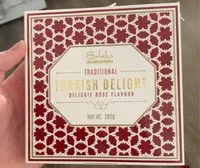 Mängden socker i Turkish delight