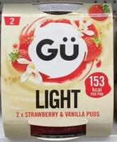 Mängden socker i Gü Light Strawberry & Vanilla