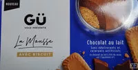 Mängden socker i Gü - La mousse avec biscuit