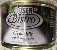 Mängden socker i Frikadelle mit Kartoffelsalat