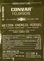 Mängden socker i Convar Feldküche C-Ration
