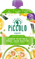 Mängden socker i Organic Garden Vegetables Three Grain Risotto