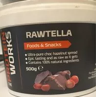 Mängden socker i Rawtella