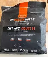 Mängden socker i The protein works diet whey isolate 95