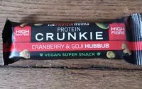 Mängden socker i Protein Crunkie - Cranberry & Goji hubbub