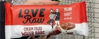 Mängden socker i Love Raw cre&m filled wafer bars