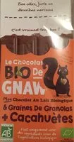 Mängden socker i Chocolat Bio de Gnaw Granola Cacahuètes