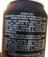 Mängden socker i Blue refresh zero bebida energética baja en azúcares