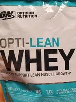 Mängden socker i Whey opti-lean