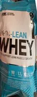 Mängden socker i Opti lean whey
