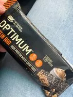 Mängden socker i OPTIMUM PROTEIN BAR / peanut butter