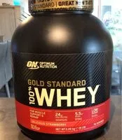 Mängden socker i Gold Standard whey Stawberry