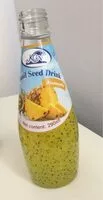 Mängden socker i Basil seed drink pineapple