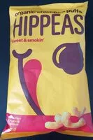Mängden socker i Organic chickpea puffs