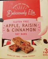 Mängden socker i deliciously Ella apple and raisin oat bars