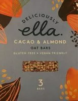 Mängden socker i Cacao & Almond Oat Bars 3 x