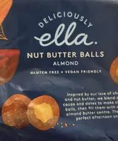 Mängden socker i Nut Butter Balls Almond