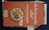 Mängden socker i Hazelnut and maple granola