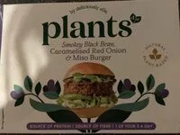 Mängden socker i Smokey black bean, caramalised red onion and miso burger