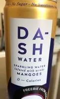 Mängden socker i Dash water mango