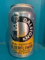 Mängden socker i Real squeezed elderflower