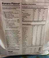 Mängden socker i Huel, Banana