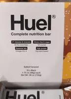 Mängden socker i Salted Caramel - Huel Complete nutrition bar