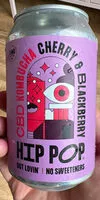 Mängden socker i Cherry & Blackberry CBD kombucha