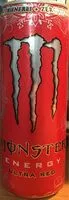 Mängden socker i Monster energy - ultra red