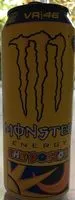 Mängden socker i Monster energy The doctor