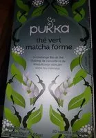 Mängden socker i Thé vert matcha forme