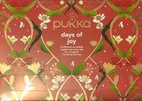 Mängden socker i Pukka Tea Advent Calendar